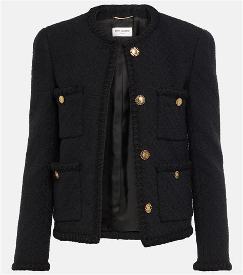 saint laurent replica leather jacket|saint laurent tweed.